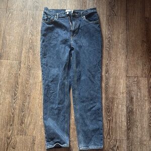 Everlane original cheeky Jean organic cotton 30 regular in dark wash